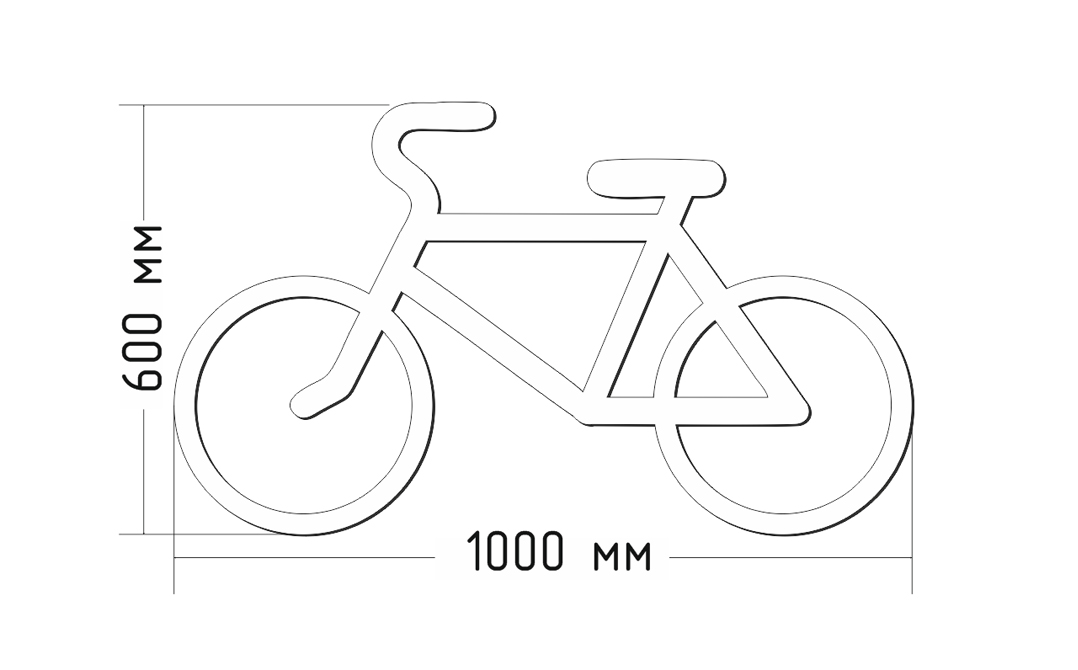 Разметка велосипед
